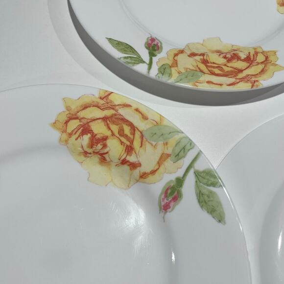 CORELLE Boutique Emma Jane Floral Dinner Plates 10.75" (Set of 3) - Picture 5 of 6